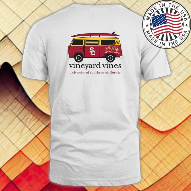 USC Trojans Men's Vineyard Vines White Travel Sweatshirt Official USC Trojans Men's Vineyard Vines White Travel Hoodie Shirt