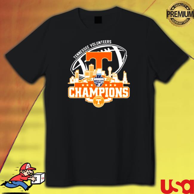 Official Champion Tennessee Volunteers Logo Music City Bowl City 2022 Hoodies