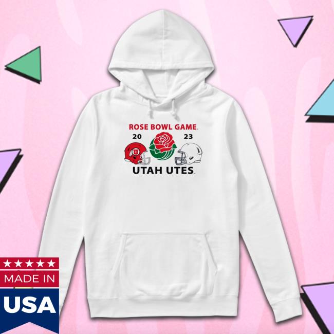 Official Rose Bowl 2023 Duel Legacy Utah Utes Cap Rose Bowl 2023 Duel Legacy Utah Utes Hooded Sweatshirt