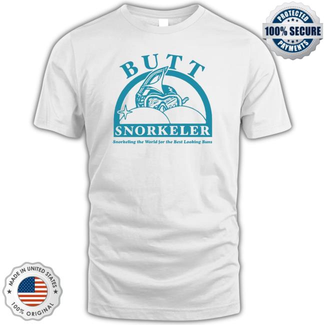 Official Butt snorkeler snorkeling the world for the best looking buns Long Sleeve T Shirt Official Butt snorkeler snorkeling the world for the best looking buns Hooded Sweatshirt