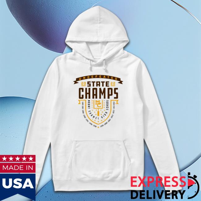 Official Caravan Undefeated 2022 State Champs Mount Carmel High School Tees Official Caravan Undefeated 2022 State Champs Mount Carmel High School Shirt 2022