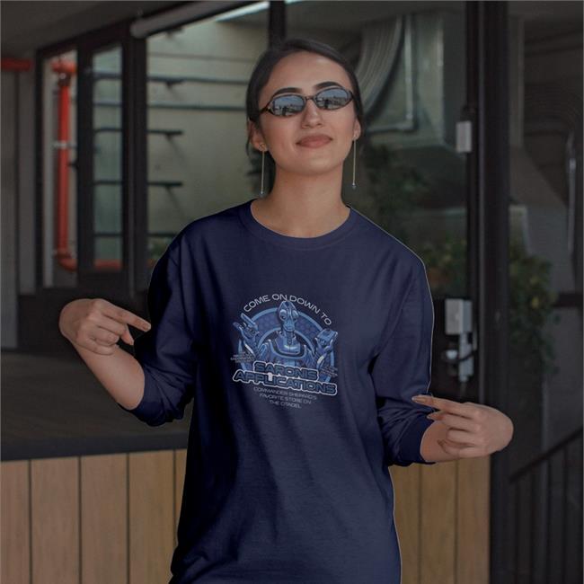 Gear Bioware Merch Come On Down To Saronis Applications Hoodie Bioware Gear Store Mass Effect