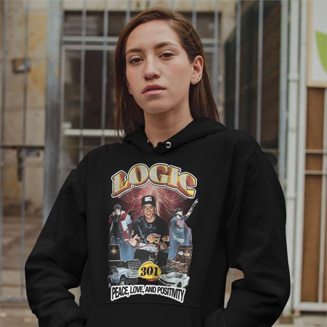Top Logic Peace Love And Positivity Shirt by Logic301 Top Trending Logic Peace Love And Positivity Shirt by Logic301