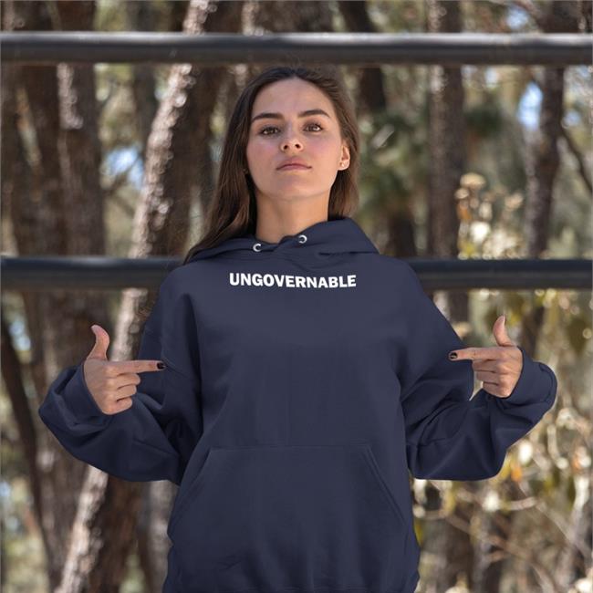 We Are Change Merch Store Can't Be Ruled Ungovernable Hooded Sweatshirt Luke Rudkowski